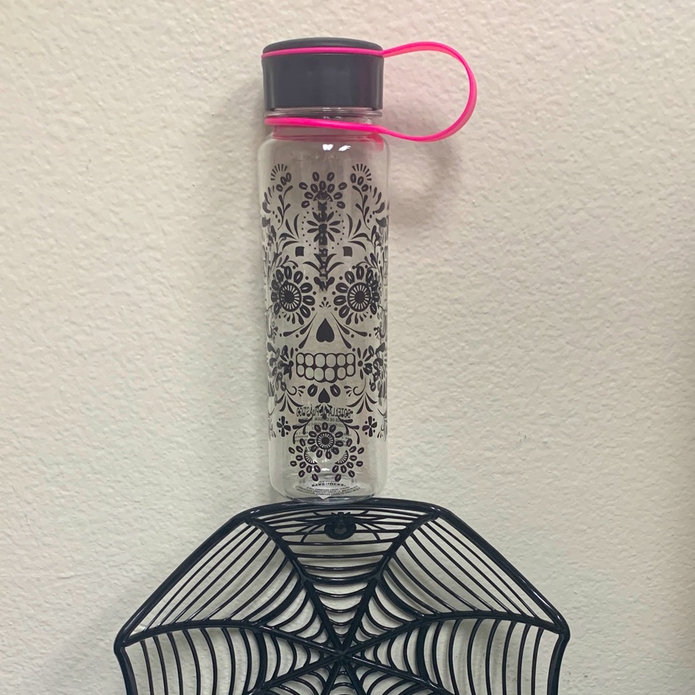 Starbucks day of the dead skull water bottle